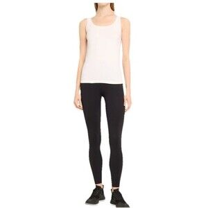 Spanx Look at Me Now Leggings Women's Large Very Black 20346R Ecocare New